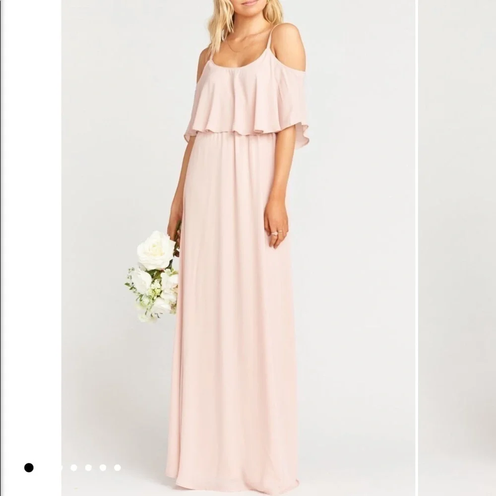 Show Me Your Mumu Caitlin Ruffle Maxi Dress NWT